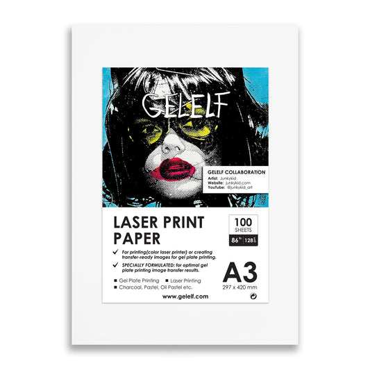 GELELF Laser Print Paper ( 86lb / 128gsm )