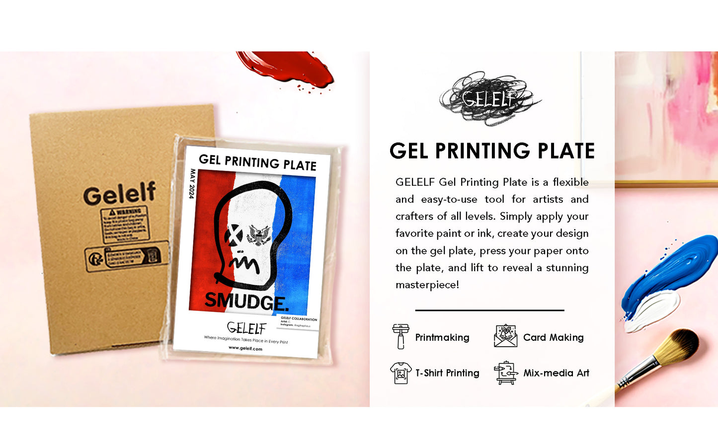 GELELF Gel Printing Plate
