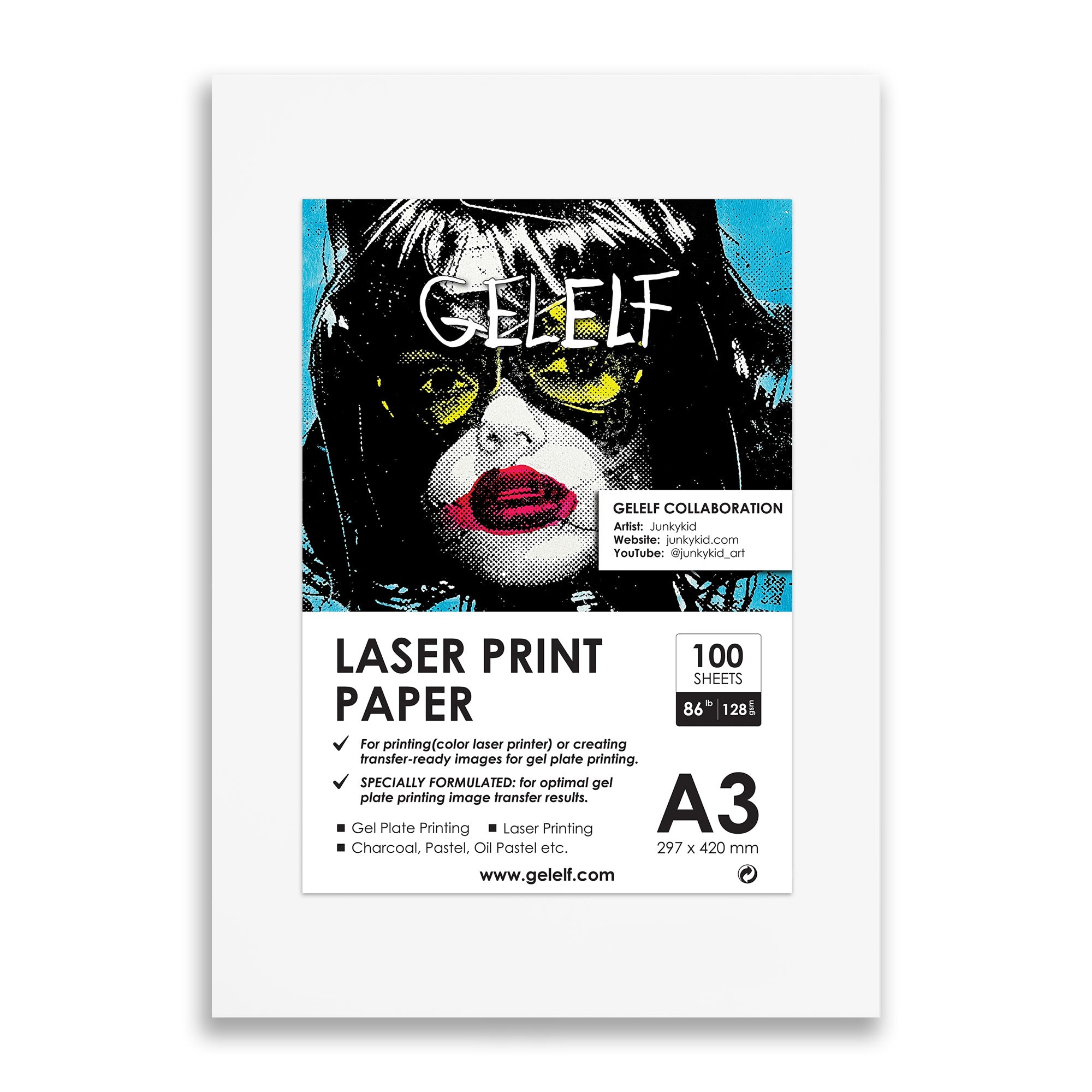 GELELF Laser Print Paper ( 86lb / 128gsm )