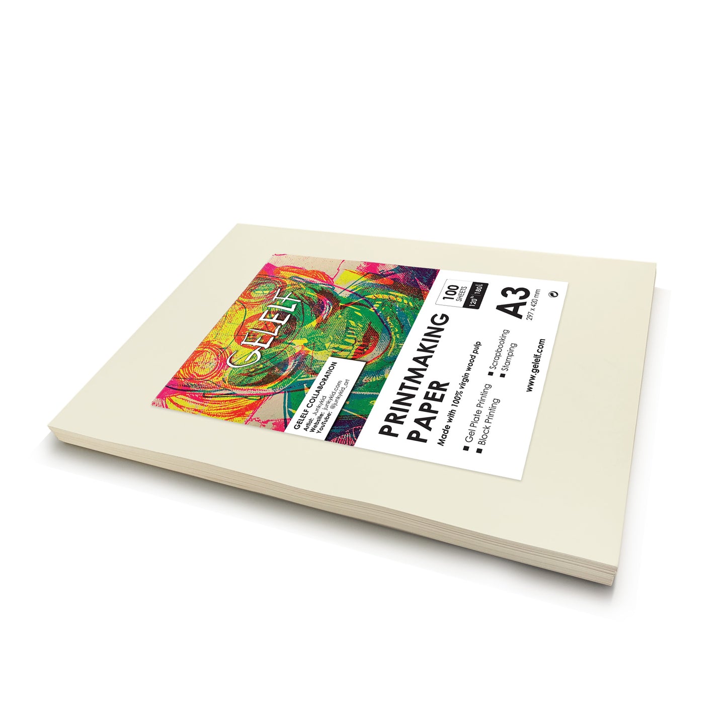 GELELF Printmaking Paper For Artwork ( 120lb / 180gsm )