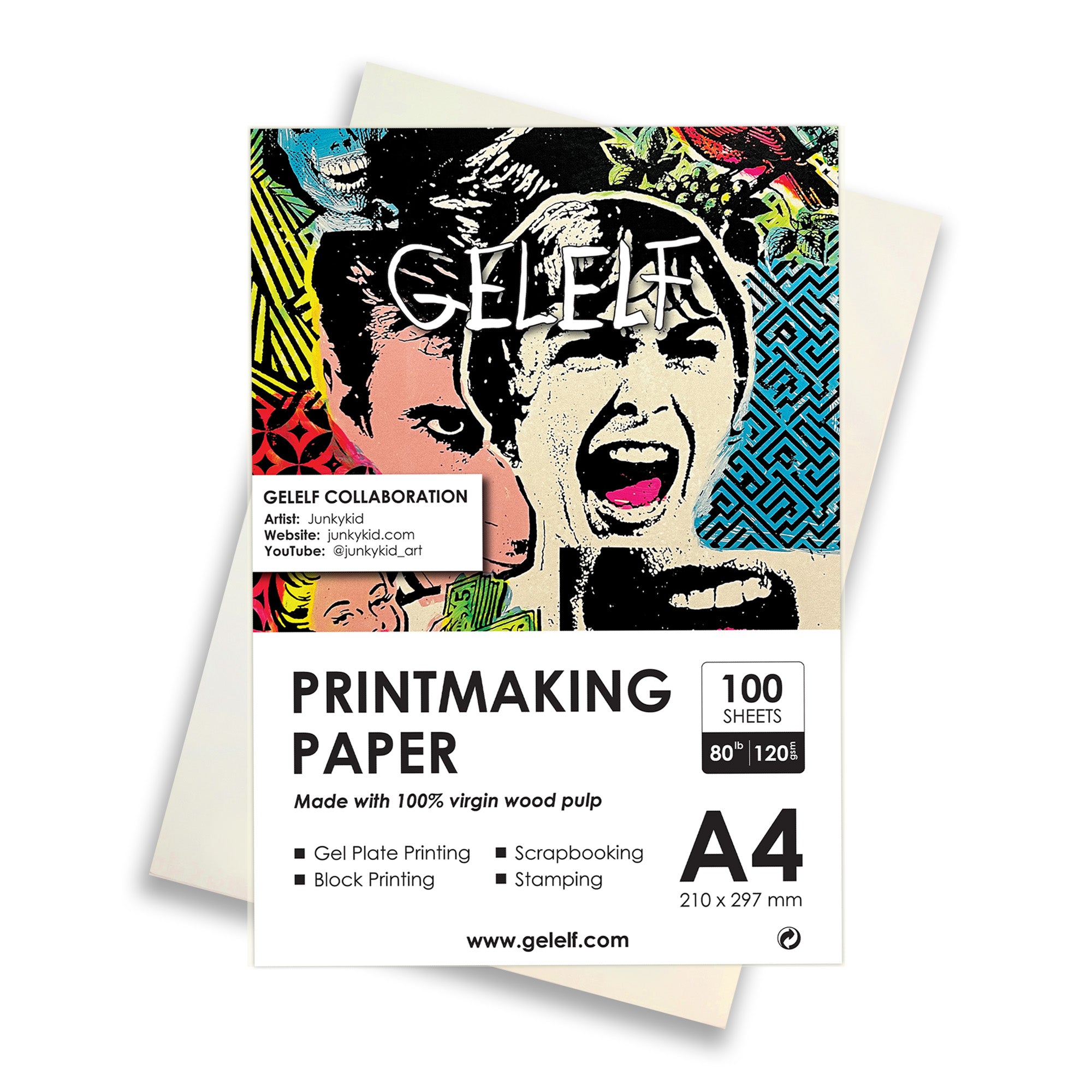 GELELF Printmaking Paper For Practice ( 80lb / 120gsm )