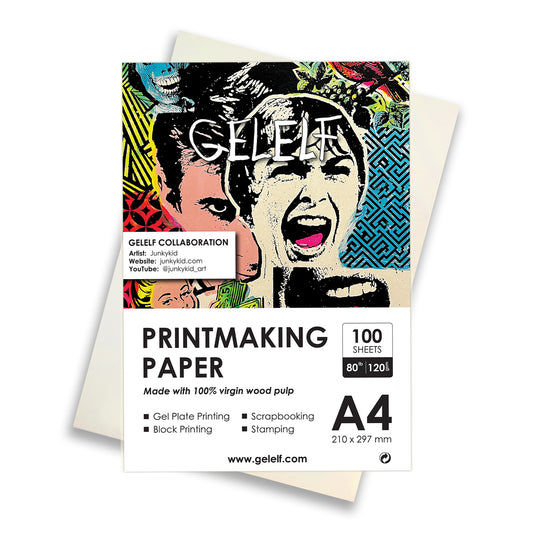 GELELF Printmaking Paper For Practice ( 80lb / 120gsm )