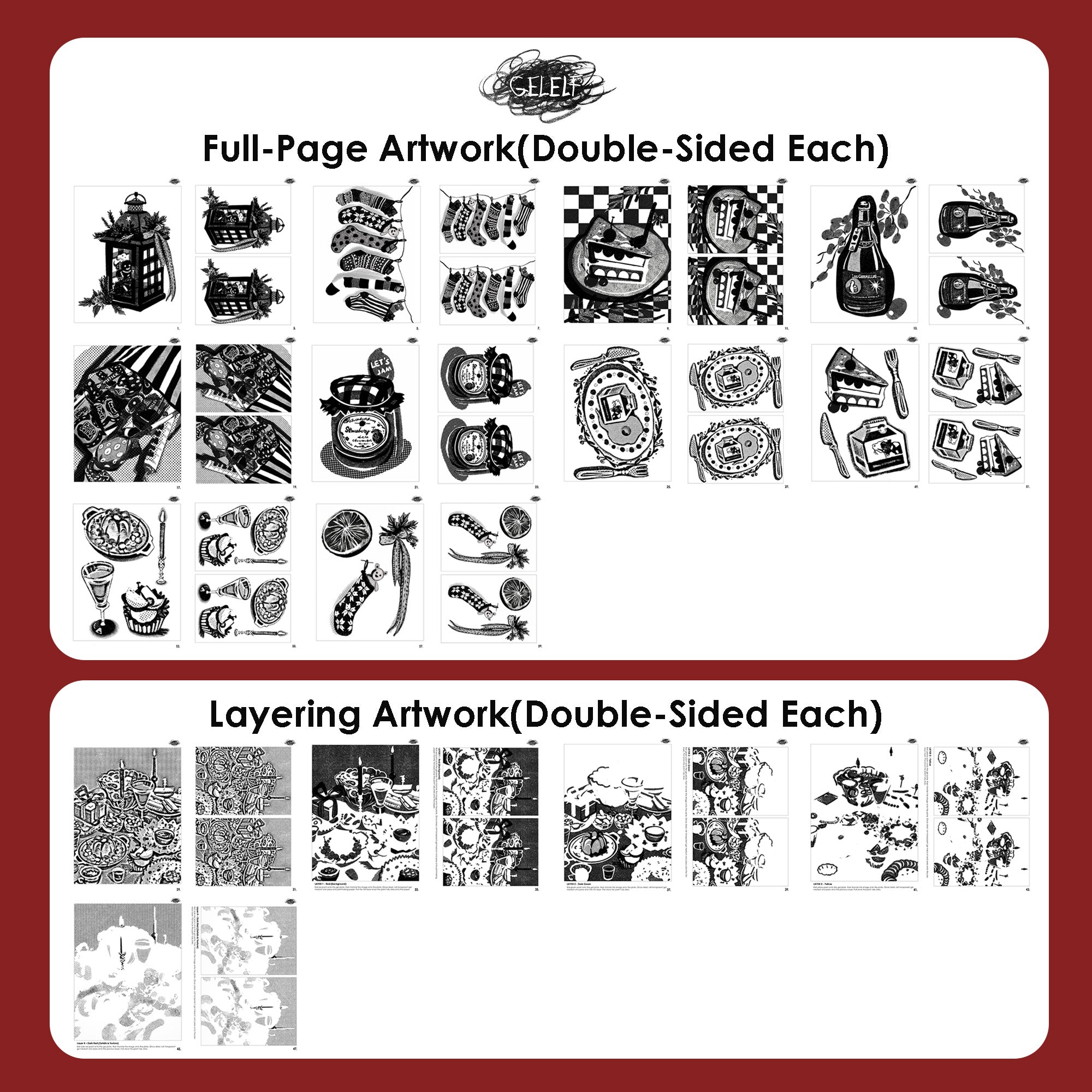 GELELF Laser Image Transfer Sheets Artisan Series: Featuring Ashley Zhou