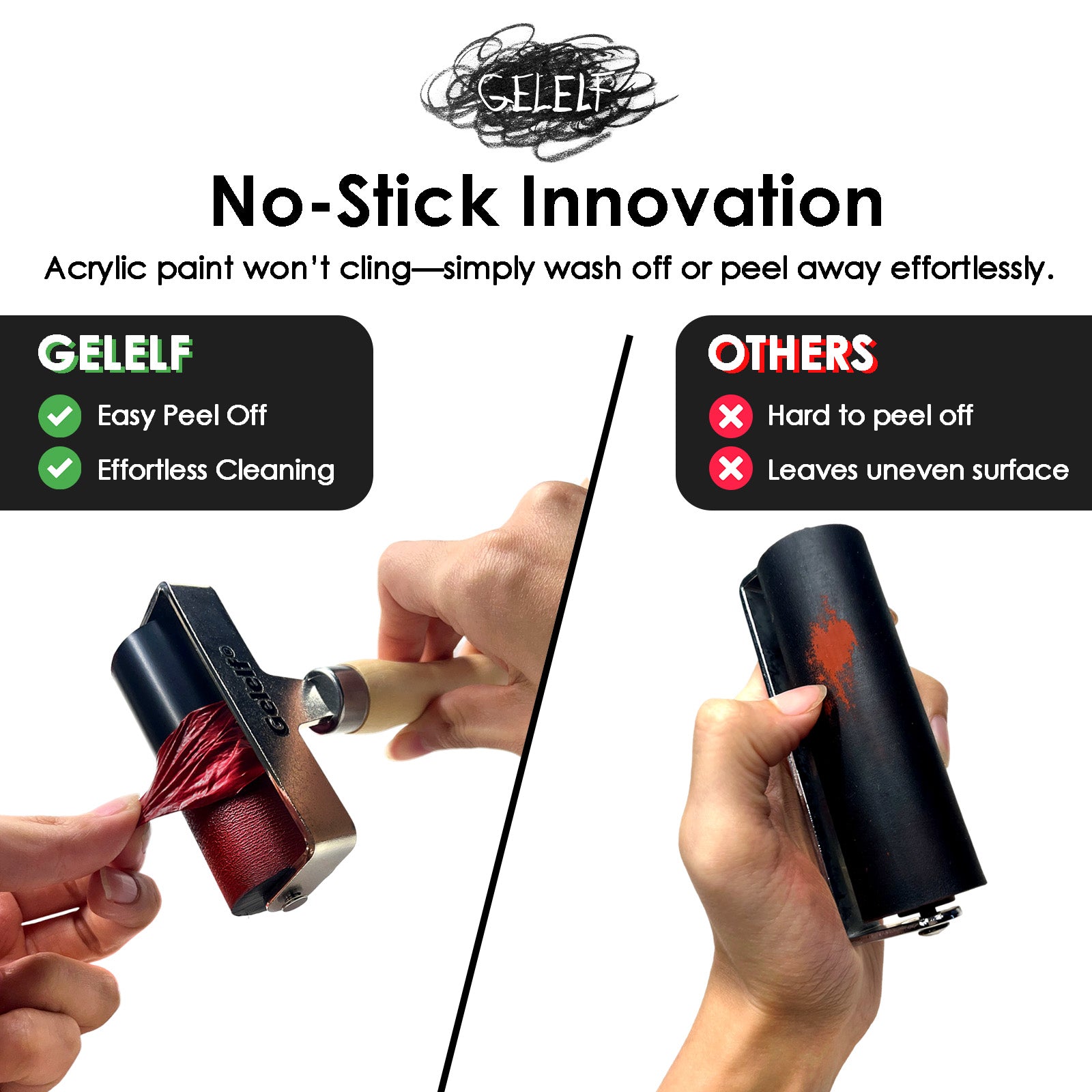 GELELF Smooth Peeling Brayer